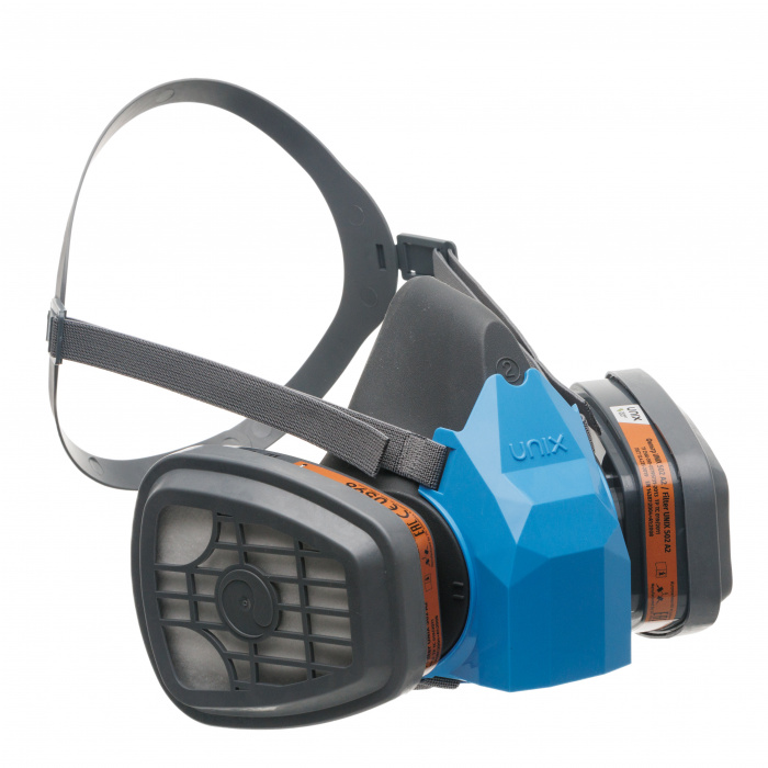 Респиратор фильтрующий UNIX 1100 марки А2 с фильтрами UNIX Р1(3 рост)